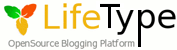 Page d'accueil de LifeType